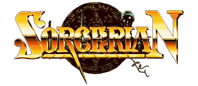 Sorcerian logo for Sega Mega Drive
